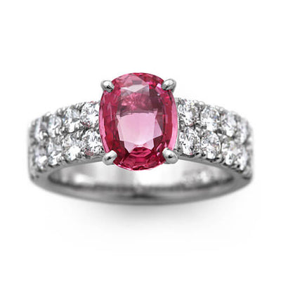 Padparadscha Sapphire Ring | RS00682