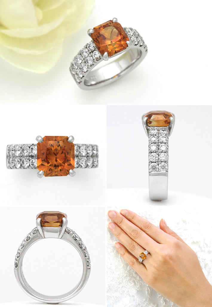 Golden Sapphire Ring | RS00683