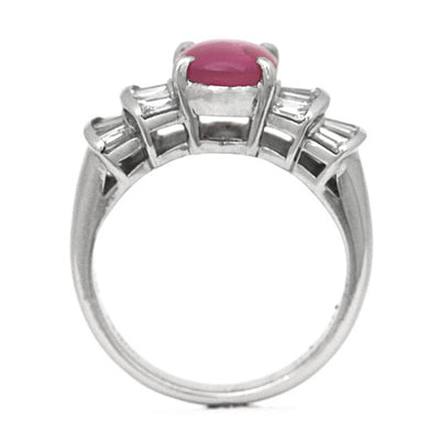 Pink Star Sapphire Ring | RS00703