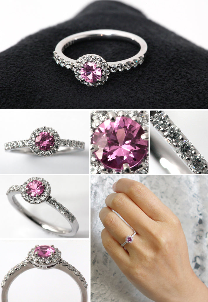 Engagement ring Pink Sapphire | HD02532PS