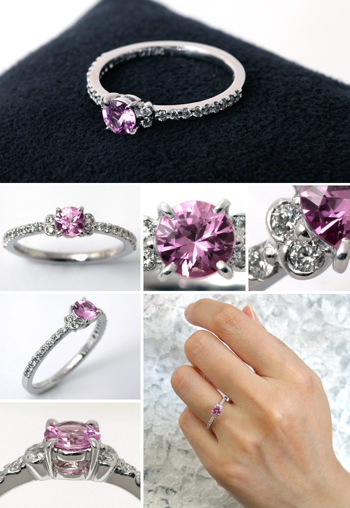 Engagement ring Pink sapphire | HD02575PS