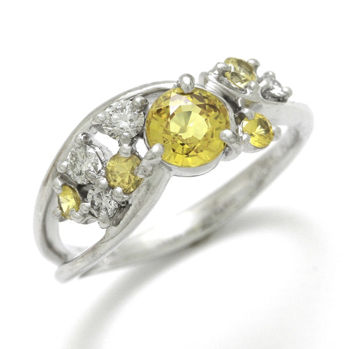 Yellow sapphire ring (ring) ｜ RS00723