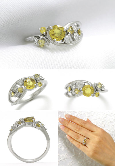 Yellow sapphire ring (ring) ｜ RS00723