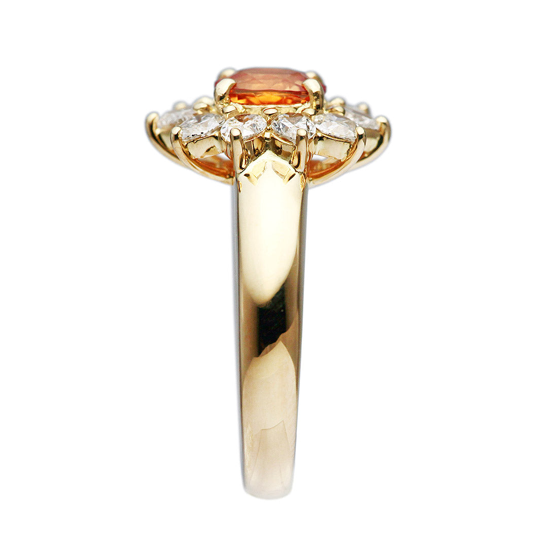 Yellow sapphire ring (ring) ｜ RS00730