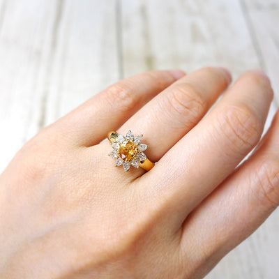 Yellow sapphire ring (ring) ｜ RS00730