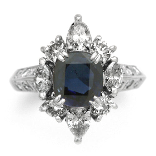 <tc>Unheated Sapphire Ring | RS00735</tc>