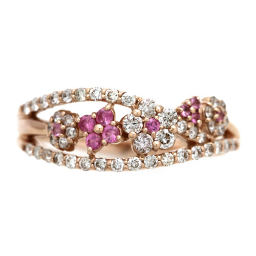 Pink Sapphire Ring | RS00740