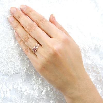 Pink Sapphire Ring | RS00740