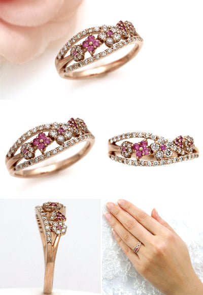 Pink Sapphire Ring | RS00740