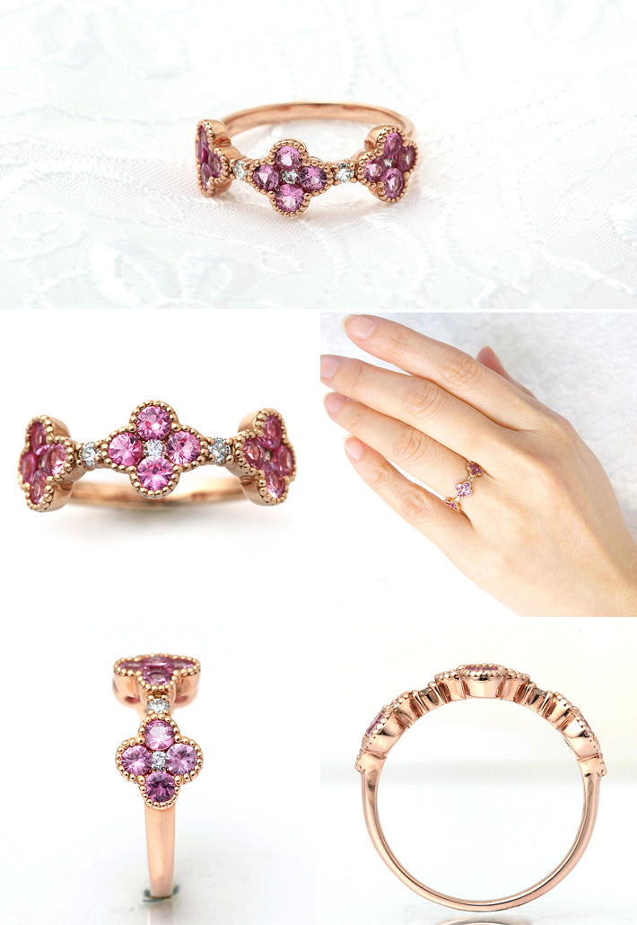 Pink Sapphire Ring | RS00751