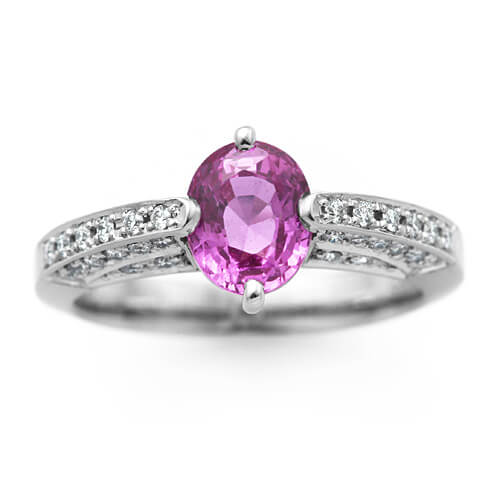 Pink Sapphire Ring | RS00760