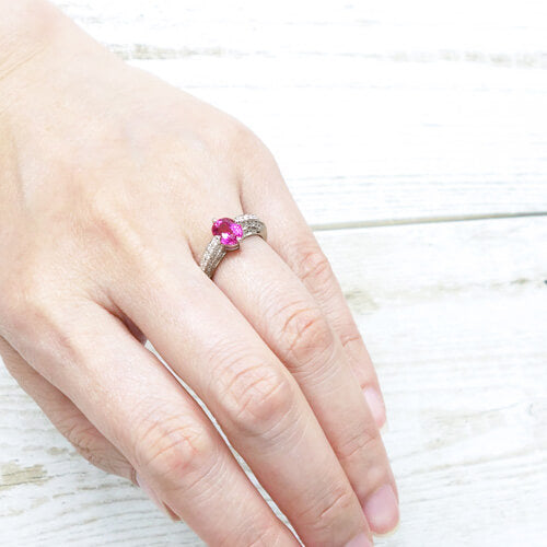 Pink Sapphire Ring | RS00760