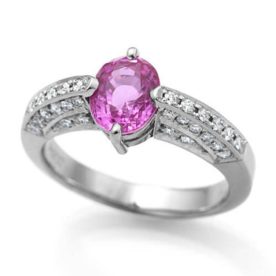 Pink Sapphire Ring | RS00760