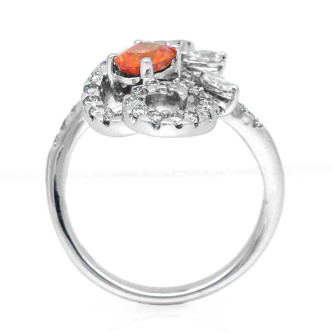 Orange sapphire ring (ring) ｜ RS00770