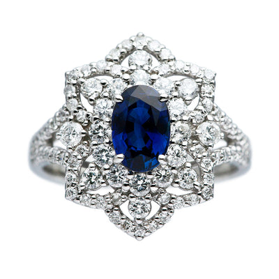 <tc>Royal blue sapphire ring｜ RS00786</tc>