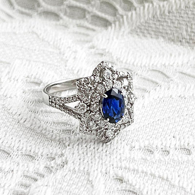 <tc>Royal blue sapphire ring｜ RS00786</tc>