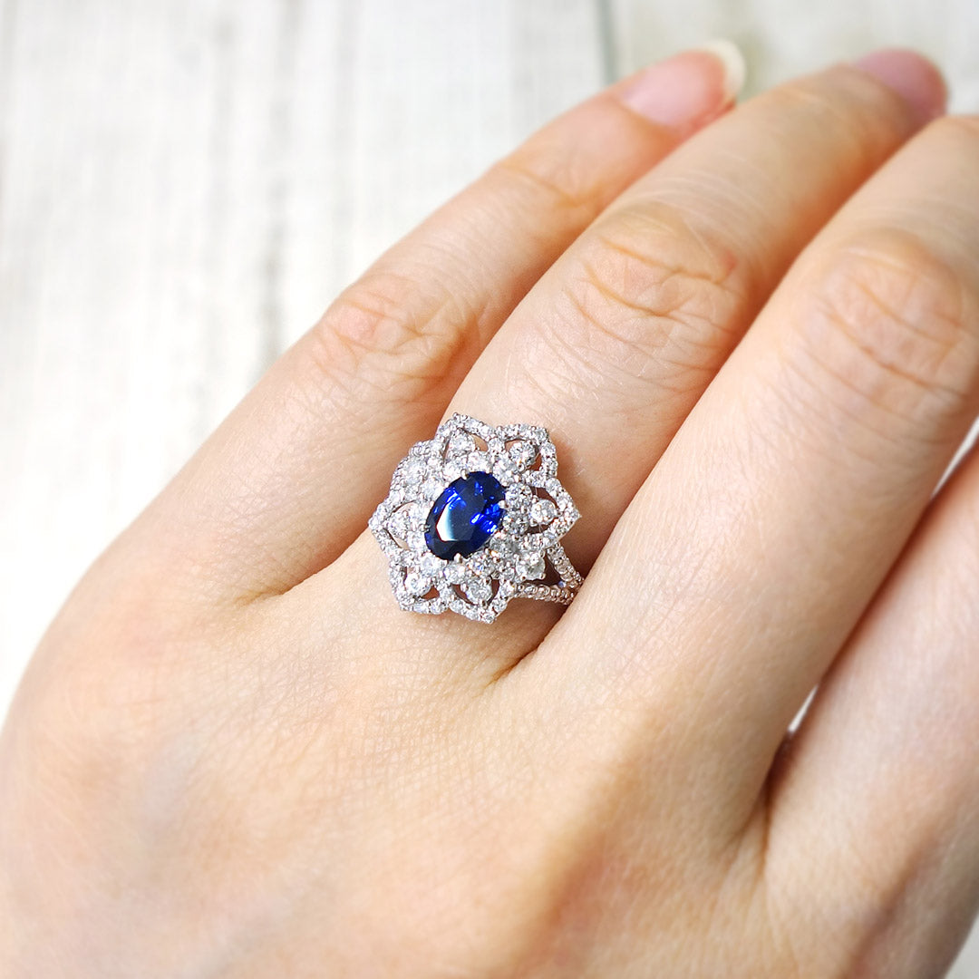 <tc>Royal blue sapphire ring｜ RS00786</tc>