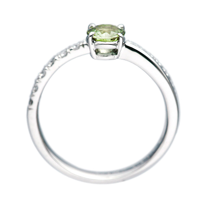 Green sapphire ring | RS00791