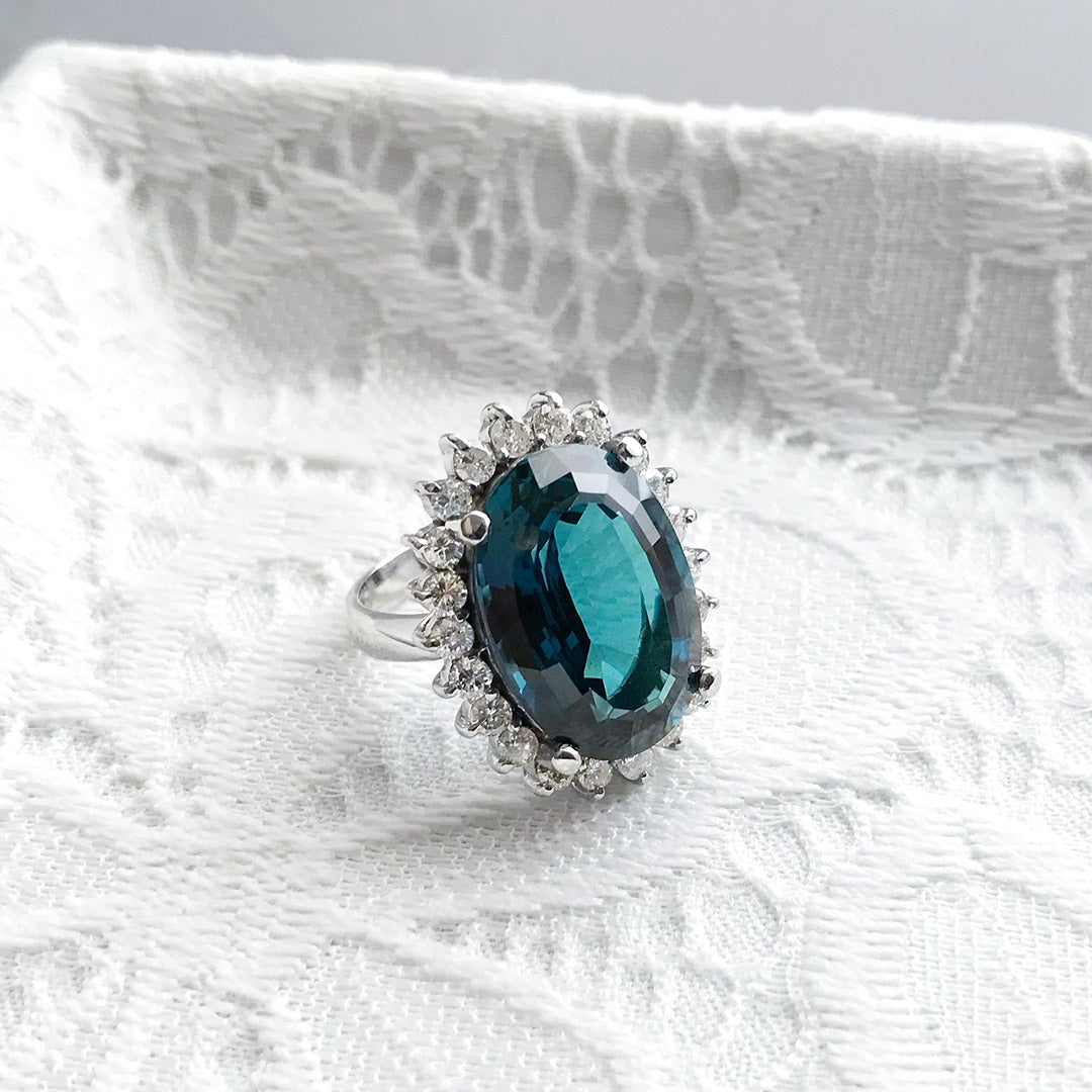 Indigolite Tourmaline Ring | RX00216