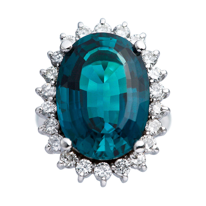 Indigolite Tourmaline Ring | RX00216
