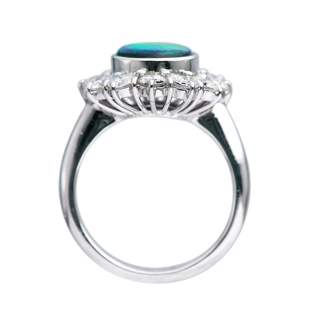 Black Opal Ring | RX00612