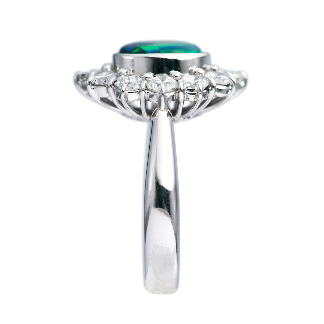 Black Opal Ring | RX00612