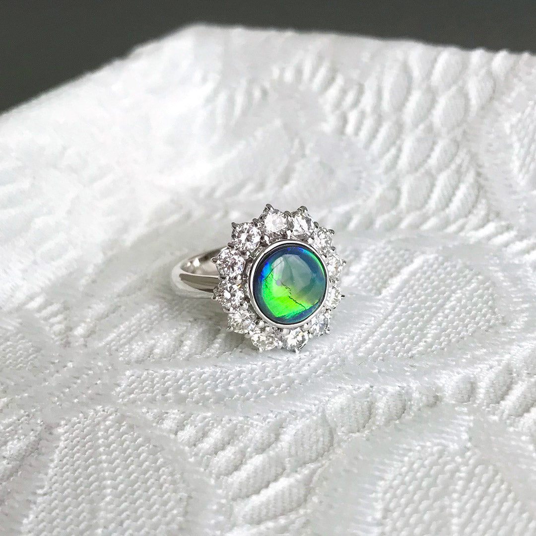 Black Opal Ring | RX00612
