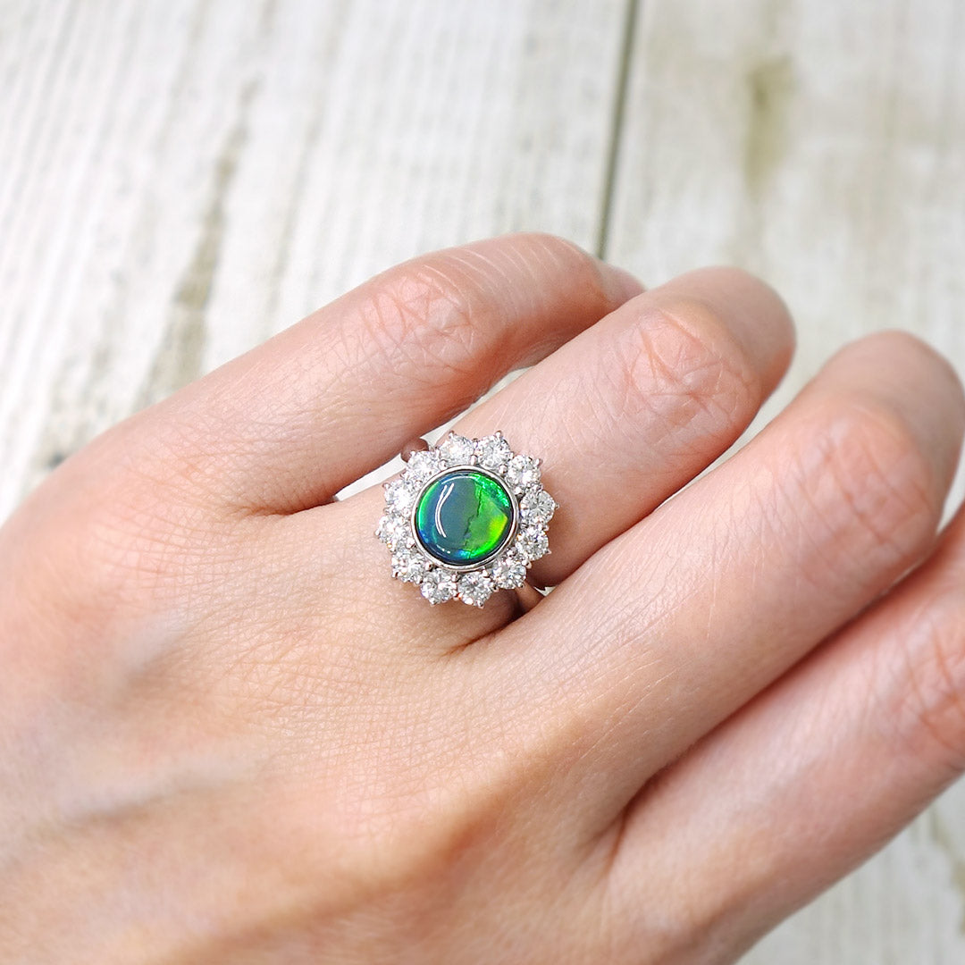 Black Opal Ring | RX00612