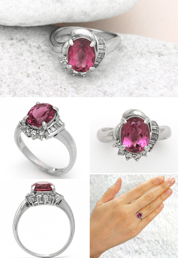 Pink Tourmaline Ring | RX00769