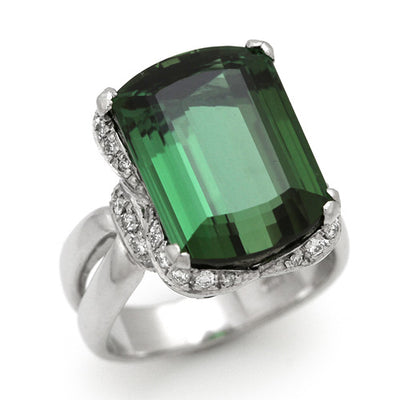 Green Tourmaline Ring ｜ RX00797