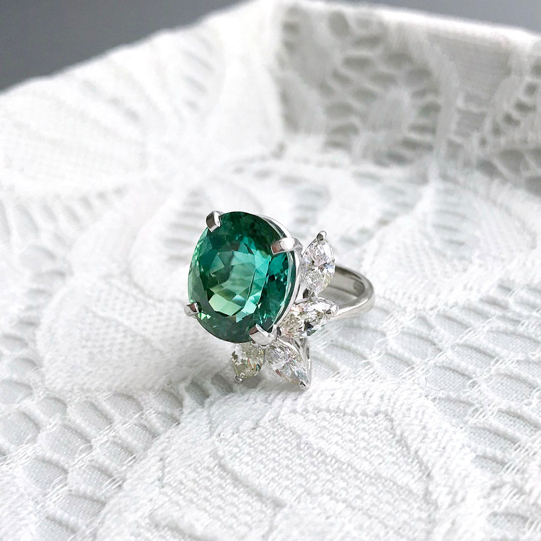 Green Tourmaline Ring ｜ RX00845