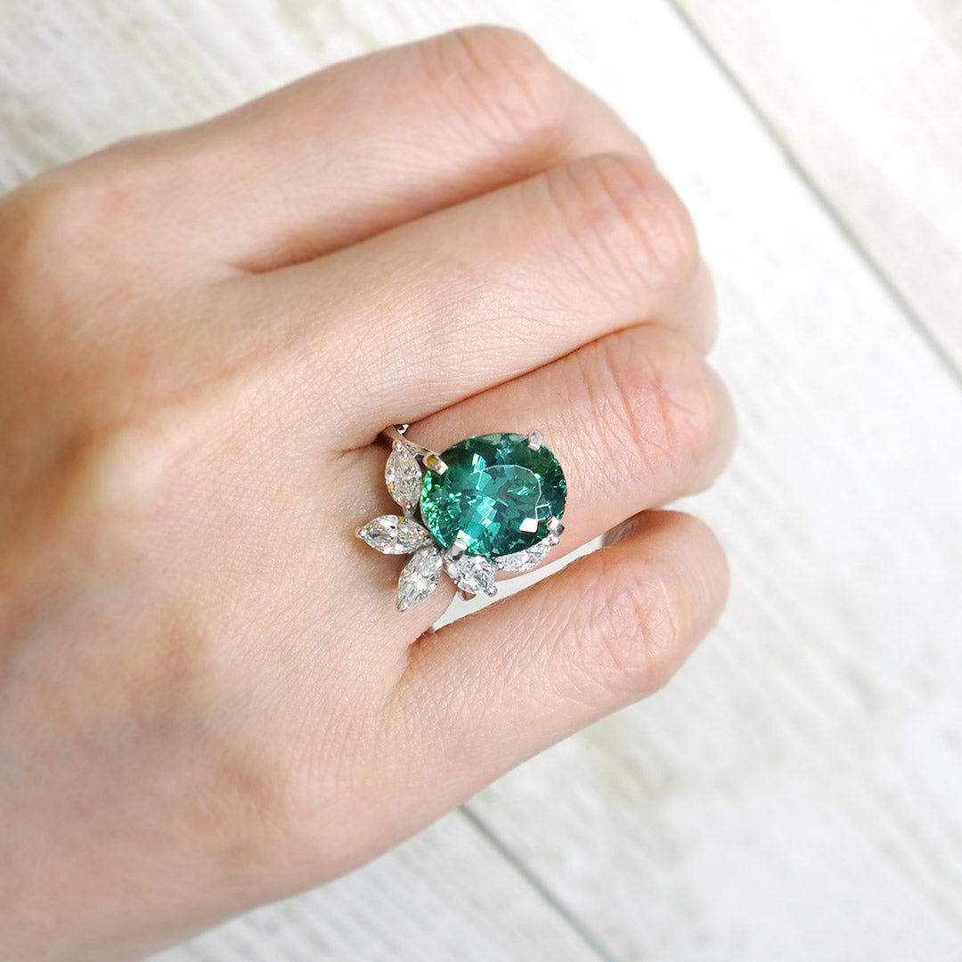 Green Tourmaline Ring ｜ RX00845