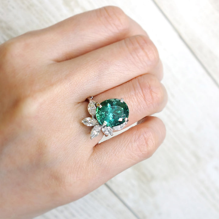 Green Tourmaline Ring ｜ RX00845