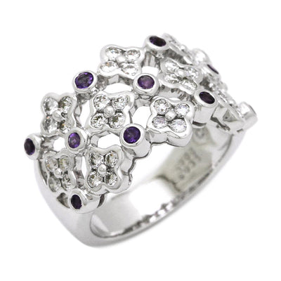 Diamond & Amethyst Ring | RX01037
