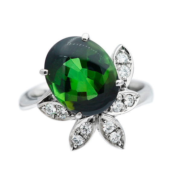 Green Tourmaline Ring ｜ RX01053