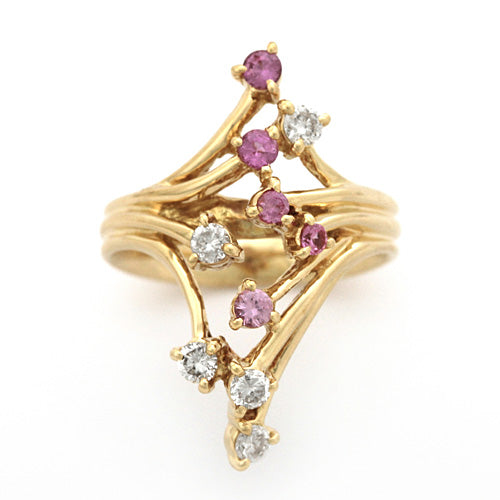 Pink Sapphire Ring | RX01088