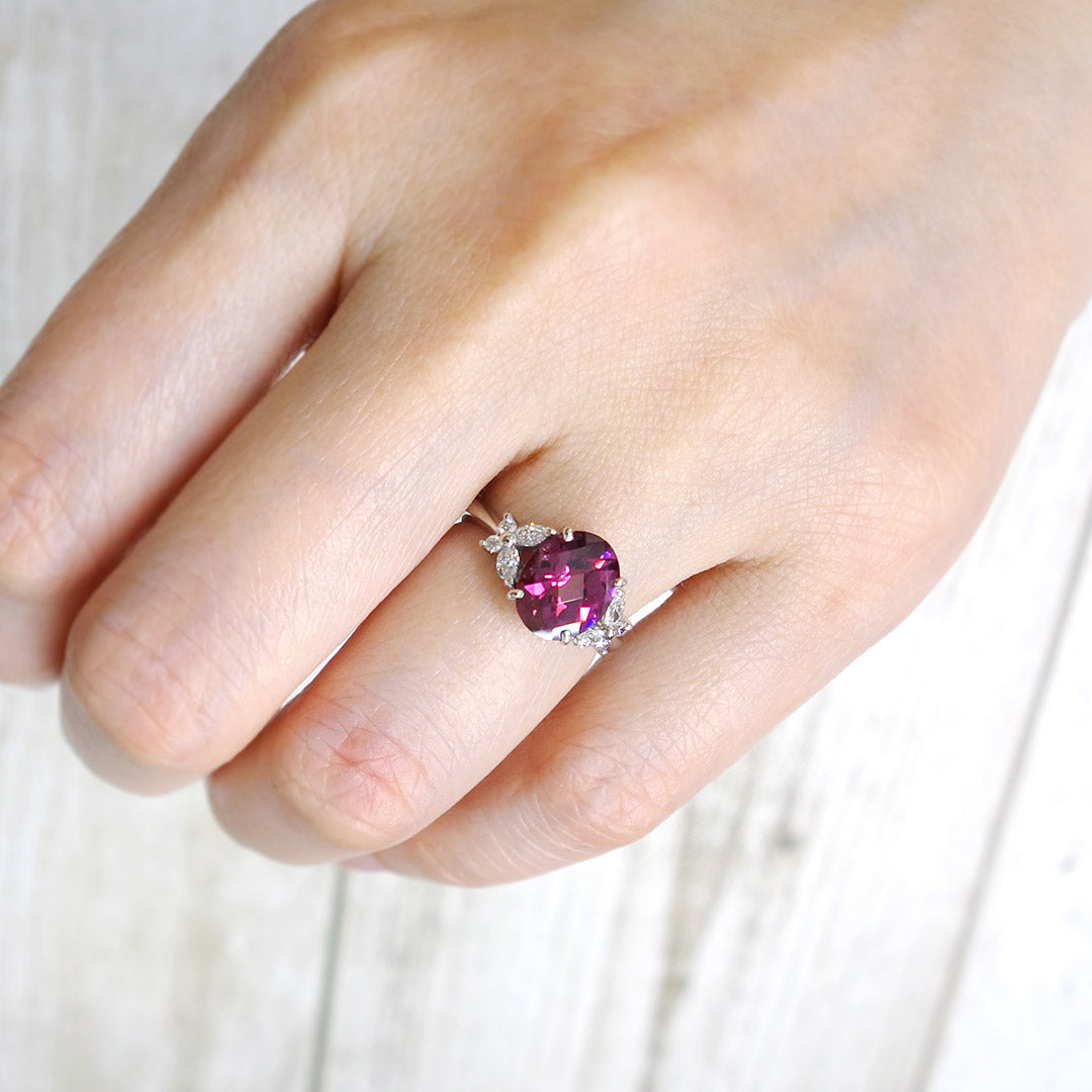 Rhodolite Garnet Ring | RX01138