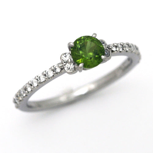 Engagement Ring Demantoid Garnet | HD02575DG