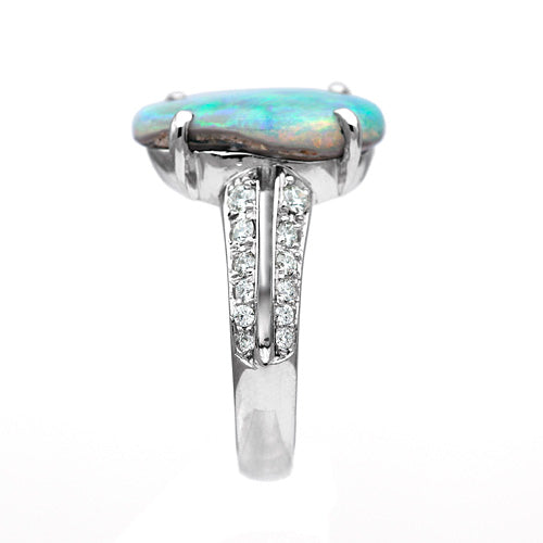 Black Opal Ring | RX01150