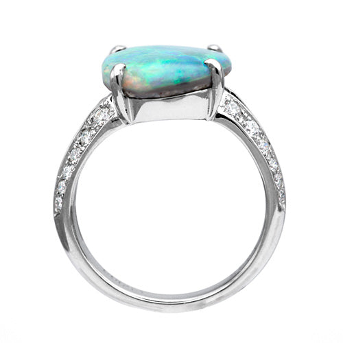 Black Opal Ring | RX01150