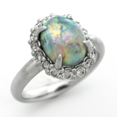 Black Opal Ring | RX01177