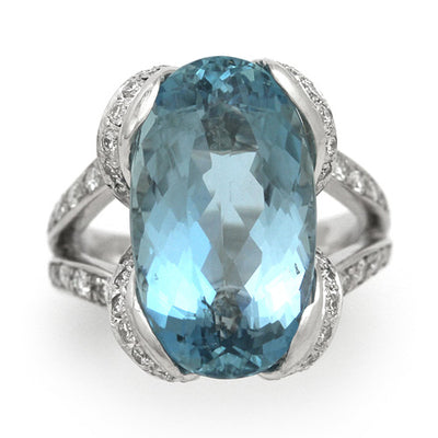 Aquamarine ring (ring) ｜ RX01186
