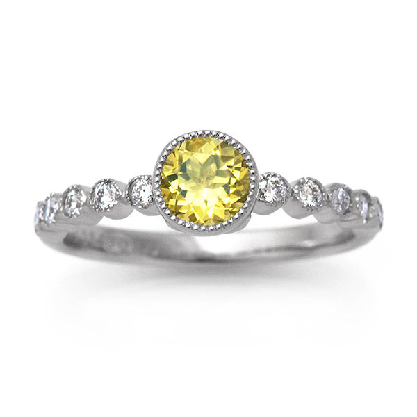 Yellow Tourmaline Ring | RX01213