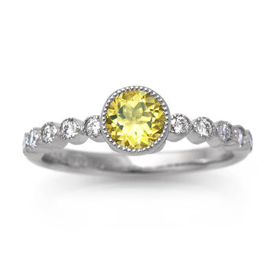Yellow Tourmaline Ring | RX01213