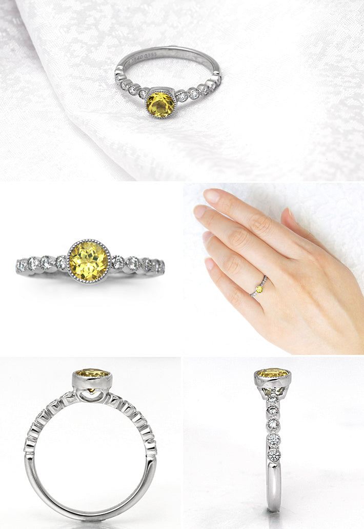 Yellow Tourmaline Ring | RX01213