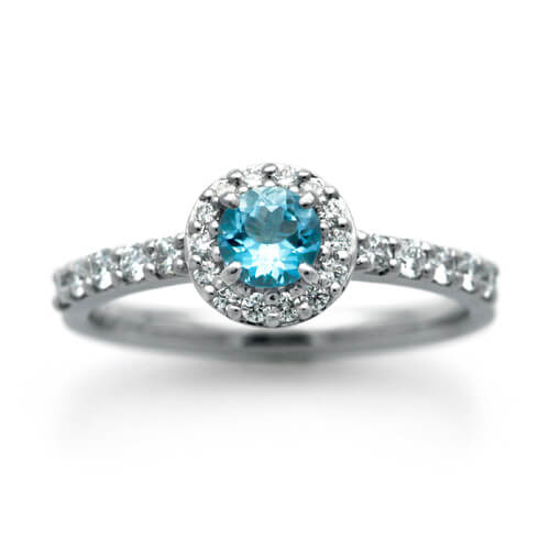 Aquamarine ring (ring) ｜ RX01255