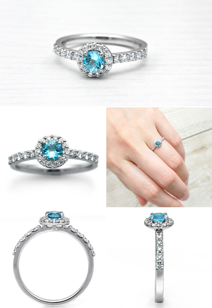 Aquamarine ring (ring) ｜ RX01255