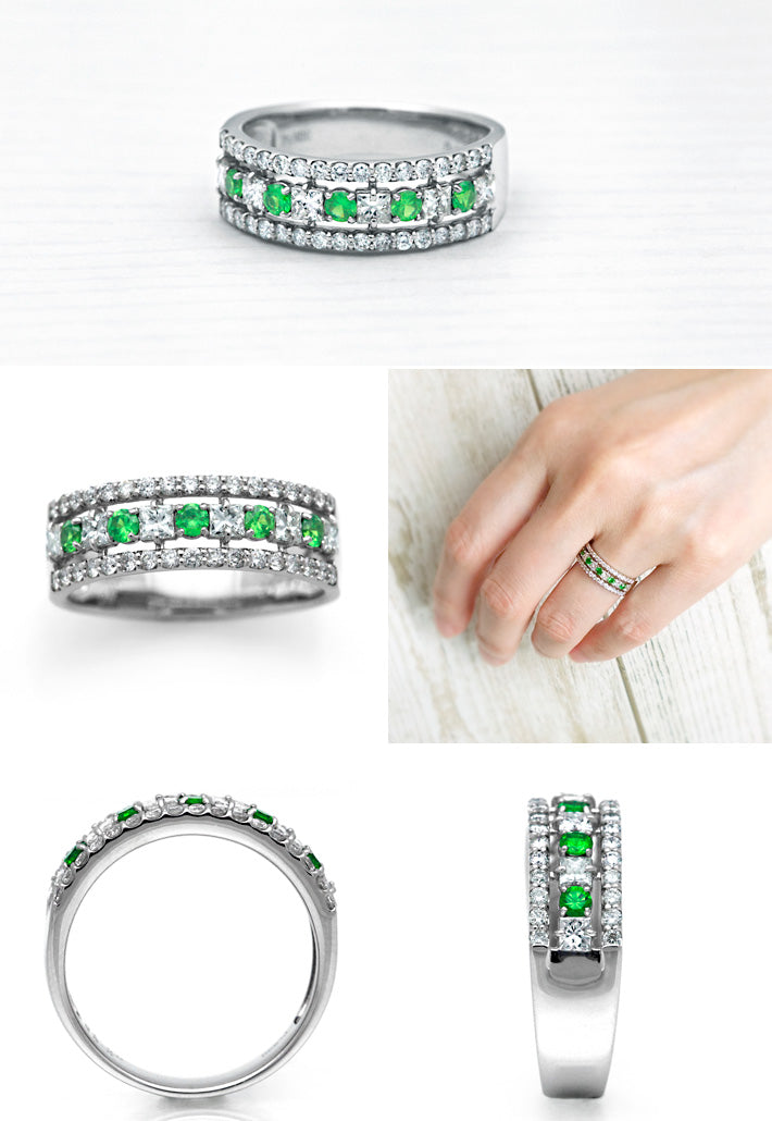 Demantoid Garnet Ring | RX01257