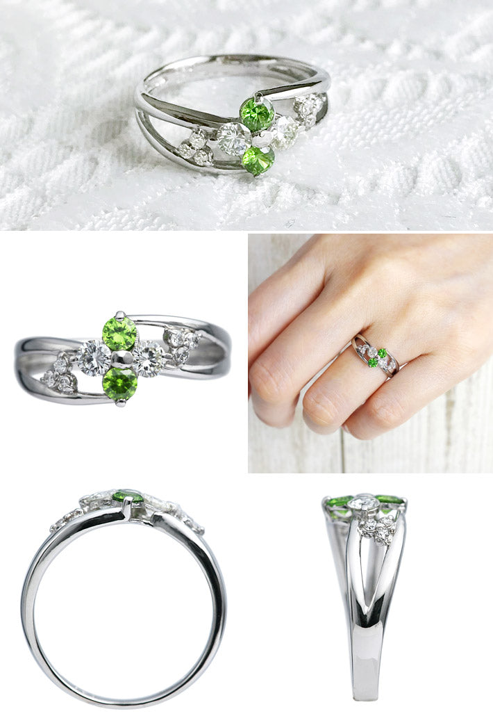 Demantoid Garnet Ring | RX01288