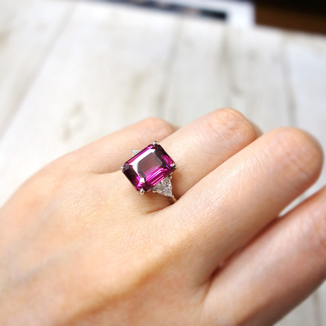Rhodolite garnet ring | RX01321